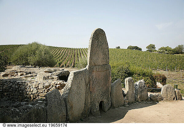 historic tomb in Sardinia