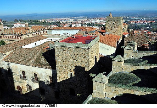 Historical Downtown. Cáceres city  Spain