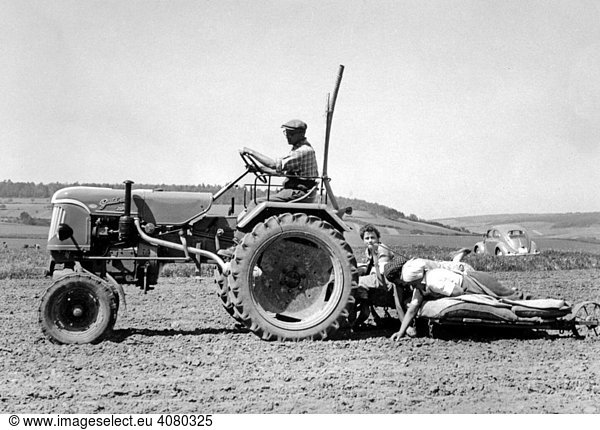 Historische Aufnahme Kartoffelernte ca. 1930