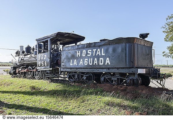 Historische Dampflokomotive  Havanna  Kuba  Mittelamerika