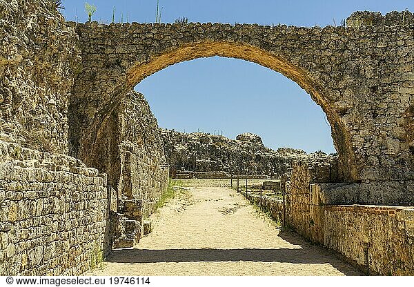 Historische Ruinen aus der Römerzeit  Conimbriga  Portugal  Europa
