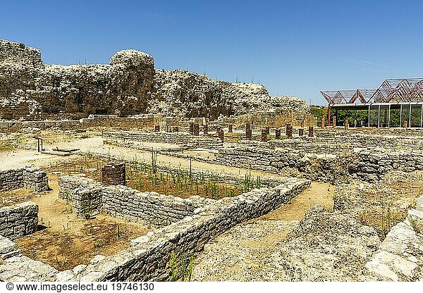 Historische Ruinen aus der Römerzeit  Conimbriga  Portugal  Europa