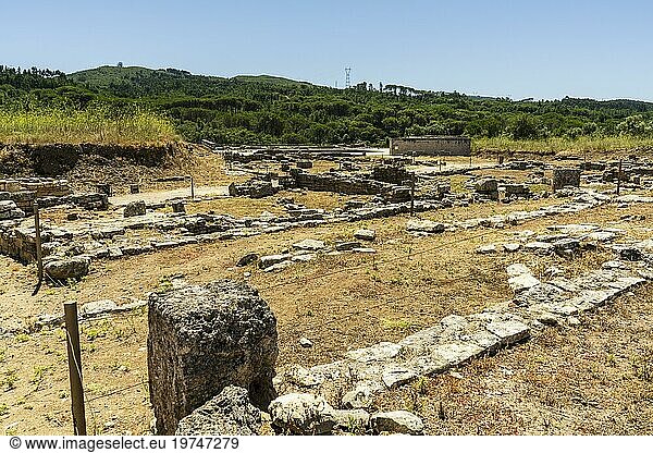 Historische Ruinen aus der Römerzeit  Conimbriga  Portugal  Europa