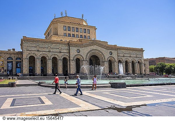 Historisches Museum  Platz der Republik  Eriwan  Armenien  Asien