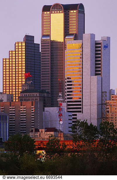 Hochhaus  Dallas  Innenstadt