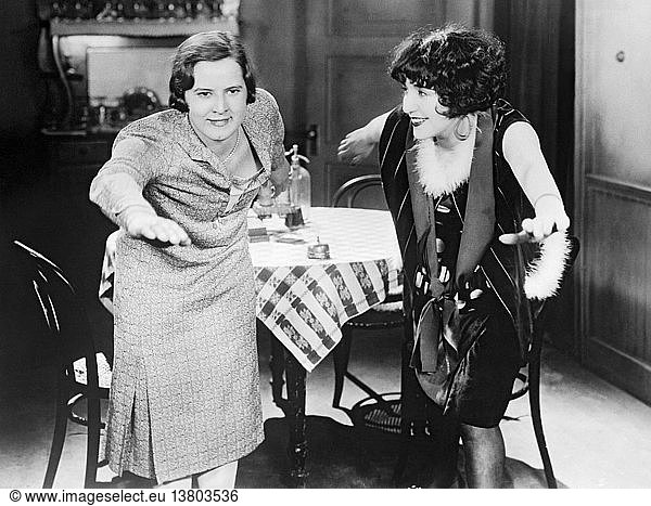Hollywood  California: January 25  1927 English Channel swimmer and Olympic champion Gertude Ederle coaches movie star Bebe Daniels on how to make the Catalina Channel swim.