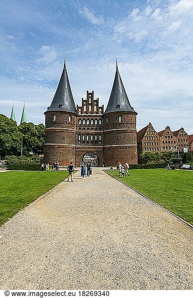 Holstentor  Unesco-Welterbe Lübeck  Deutschland  Europa