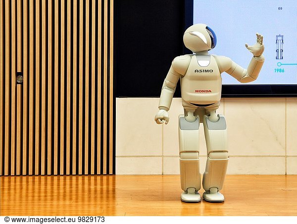 Honda´s Asimo robot gets faster and smarter in human makeover  show in Honda Welcome Plaza Aoyamasin in Tokio  Japan.