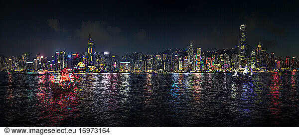 Hong Kong is the city of colors whether it is day or night.