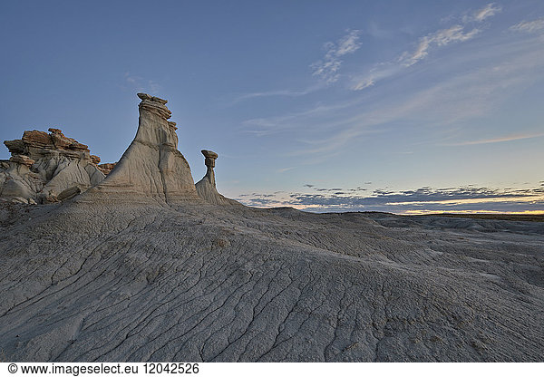 Hoodoos  Ah-Shi-Sle-Pah Wilderness Study Area  New Mexico  Vereinigte Staaten von Amerika  Nordamerika
