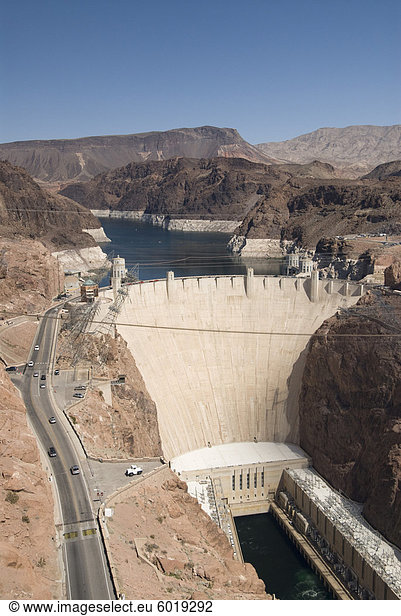 Hoover Dam  Arizona  Vereinigte Staaten von Amerika  Nordamerika