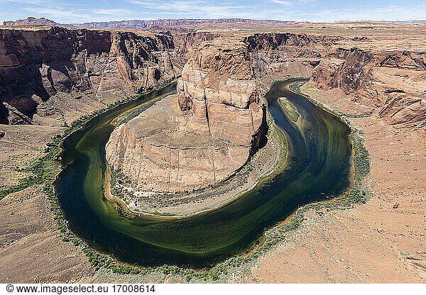 Horseshoe Bend am Colorado River  Glen Canyon National Recreation Area  Arizona  Vereinigte Staaten von Amerika  Nordamerika
