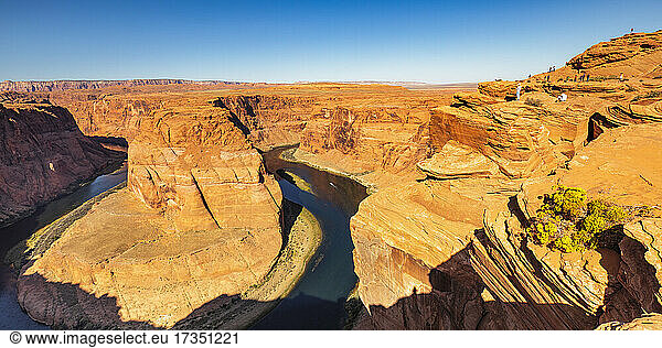 Horseshoe Bend  Glen Canyon  Colorado River  Arizona  Vereinigte Staaten von Amerika  Nordamerika