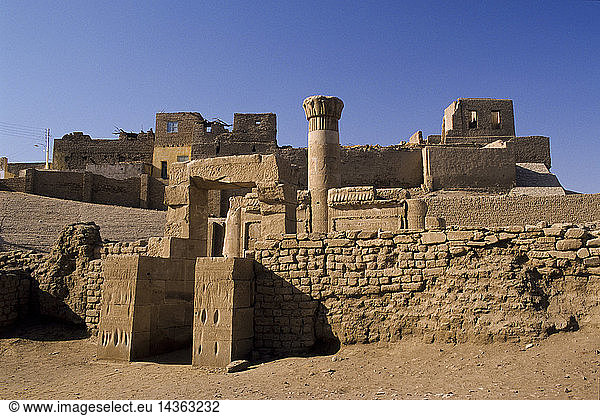 Horus Temple  Edfu; Egypt  North Africa  Africa