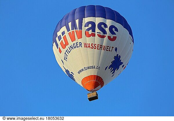 Hot air balloon  Baden-Württemberg  Germany  Europe