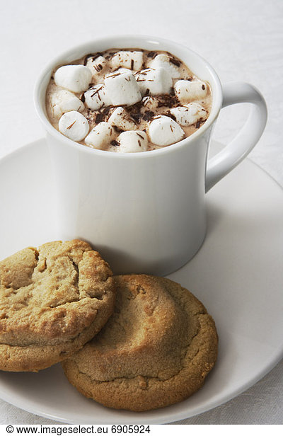Hot Chocolate with Cookies