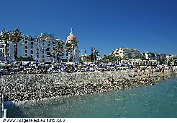 Hotel Negresco  Nizza  Cote d'Azur  Alpes-Maritimes  Provence-Alpes-Cote d'Azur  Frankreich  Europa