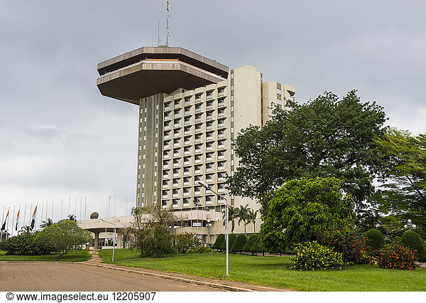 Hotel President in Yamassoukrou  Elfenbeinküste  Westafrika  Afrika
