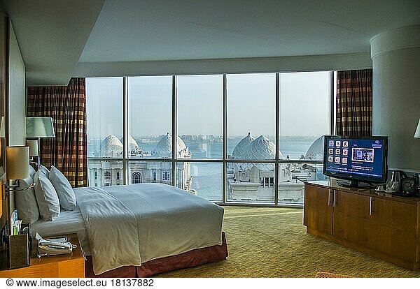 Hotel room  Suite  Hilton Doha  Doha  Emirate of Qatar  United Arab Emirates  Asia