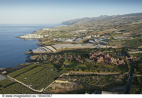Hotelanlagen und Plantagen im Südwesten von Teneriffa  Teneriffa  Kanaren  Spanien  Europa