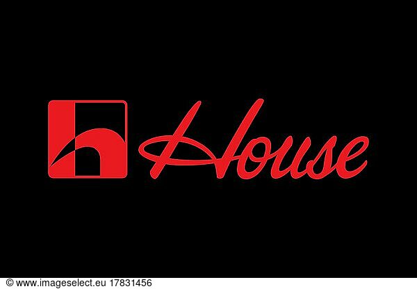 House Gastronomieunternehmen  s House Gastronomieunternehmen  s  Logo  Schwarzer Hintergrund