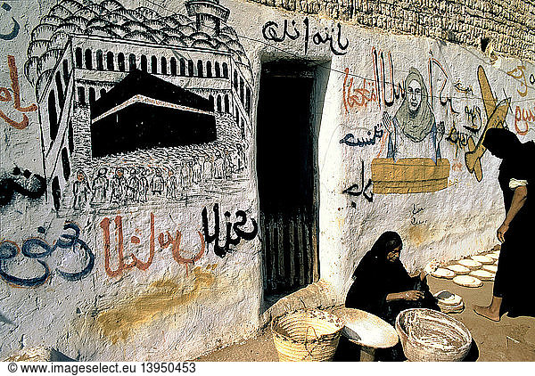 House wall painting  Egypt