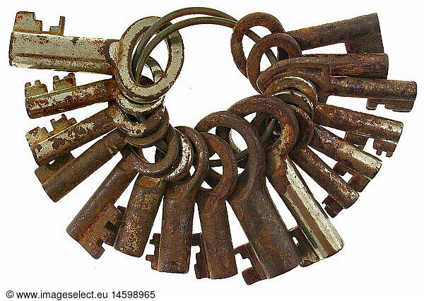 household  keys  bunch of keys  rust  Germany  1950s