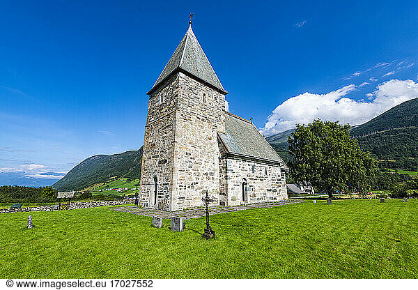 Hove-Steinkirche  Vikoyri  Norwegen  Skandinavien  Europa