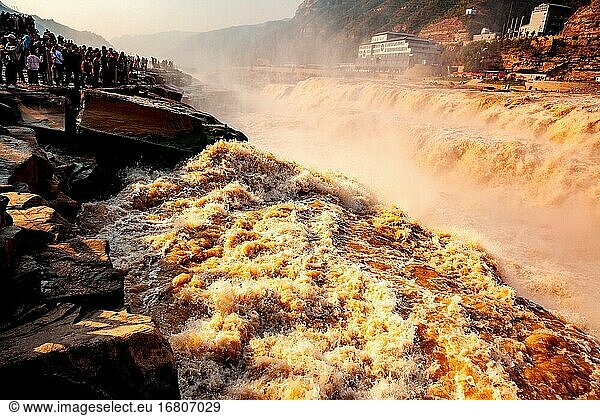 Hukou-Wasserfall des Gelben Flusses  021