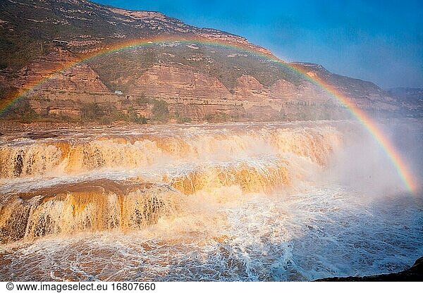 Hukou-Wasserfall des Gelben Flusses  019