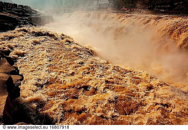 Hukou-Wasserfall des Gelben Flusses  010
