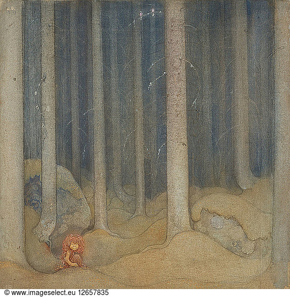 Humpe in the enchanted forest (Humpe i trollskogen)  1913.