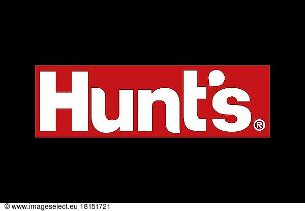 Hunt's  Logo  Black background