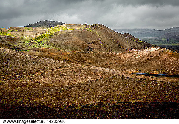 Hverir Geothermal Area  Iceland  Polar Regions
