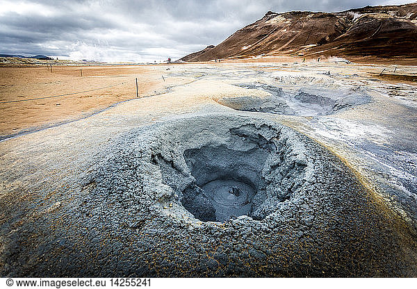 Hverir Geothermal Area  Iceland  Polar Regions