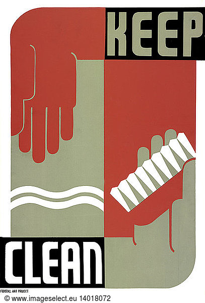 Hygiene and Cleanliness  FAP Poster  1939