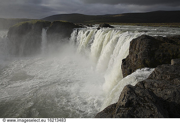 Iceland  Godafoss  waterfall