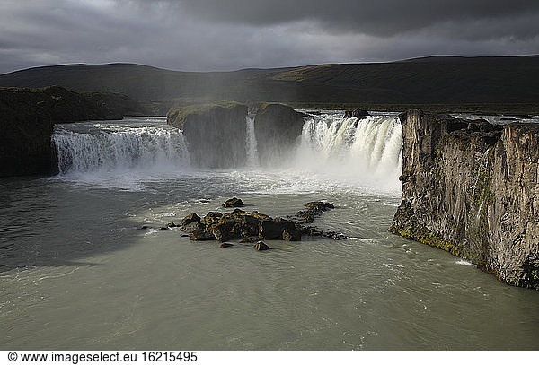 Iceland  Godafoss  waterfall