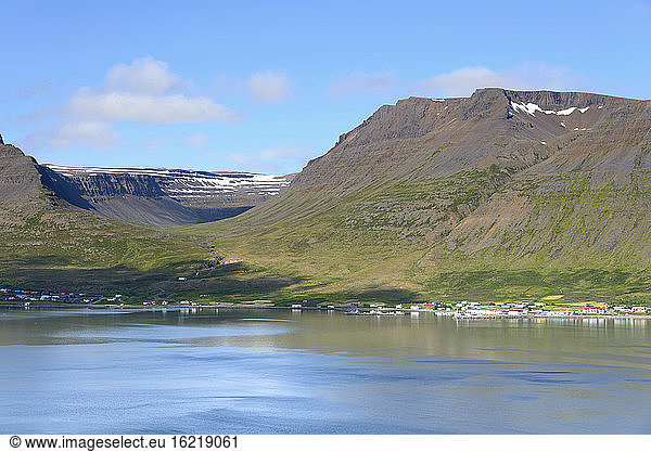 Iceland  View of coastline