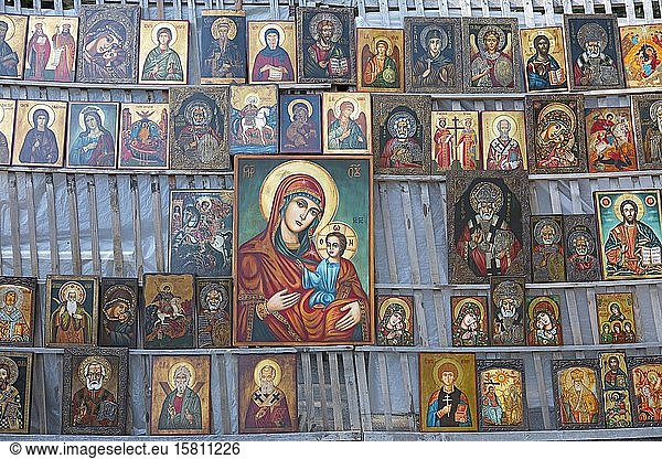Icons for sale  Sofia  Sofia province  Bulgaria  Europe