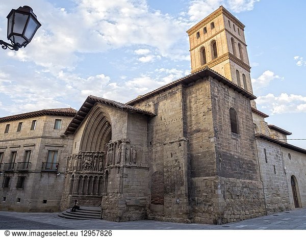 Iglesia de San Bartolomé  the oldest in Logroño. La Rioja. Spain.