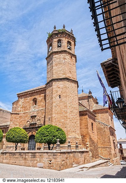 Iglesia de San Mateo. Baños de la Encina. Jaén. Andalusia. Spain.