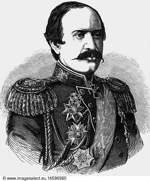 Ignatjew Nikolai Pawlowitsch 17.1.1832 - 20.6.1908 russ. General und Diplomat Portrait Xylografie 19. Jahrhundert