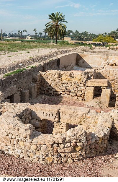 Ilici  roman city  La Alcudia Archaeological Site  Elche  Alicante province  Spain