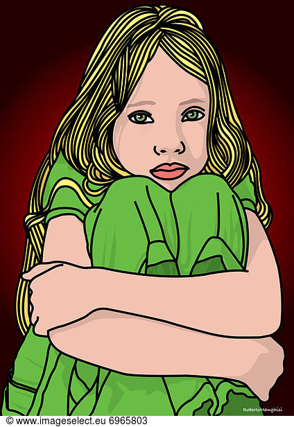 Illustration of Little Girl