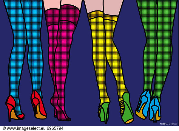 Illustration of Womens Stockings