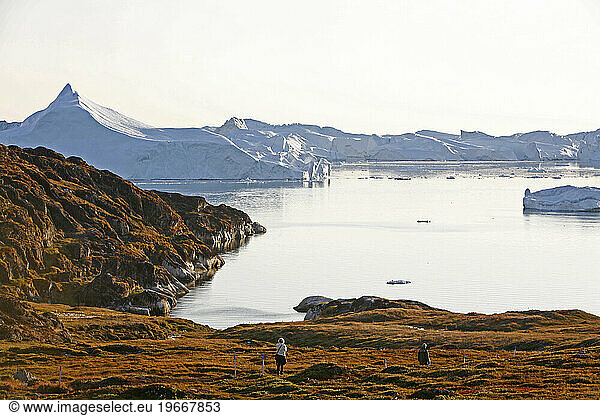 Ilulissat Kangerlua Glacier also known as Sermeq Kujalleq  Ilulissat  Disko Bay  Greenland.