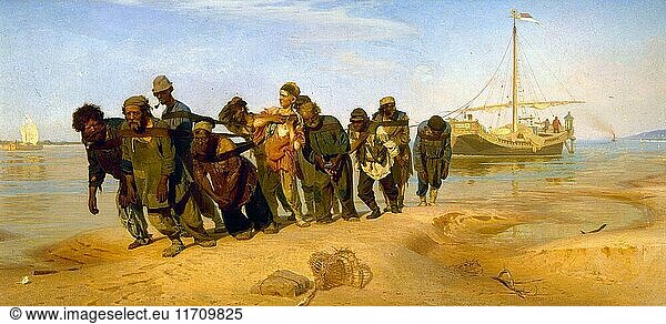 Ilya Repin - Barge Haulers on the Volga.