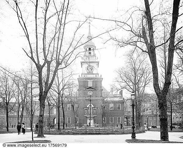 Independence Hall  Philadelphia  Pennsylvania  USA  Detroit Publishing Company  1905