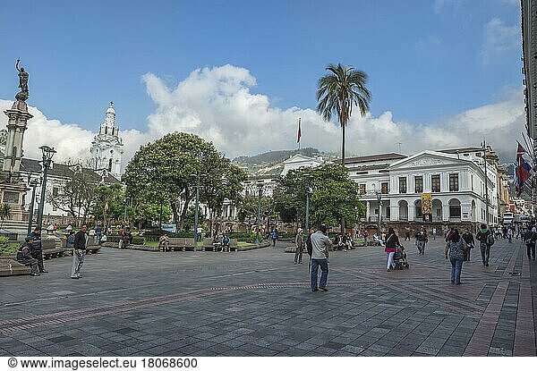 Independence Square  Quito  Pichincha Province  Ecuador  Unesco World Heritage Site  South America